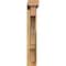 Ekena Millwork Balboa Block Rough Sawn Bracket w/ Offset Brace, Western Red Cedar, 4"W x 18"D x 26"H BKT0402X18X26BOA05RWR - alternate 4